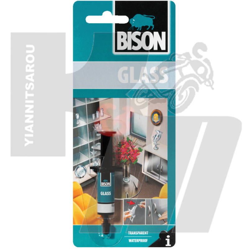 bison glass GLASS ΚΟΛΛΑ ΓΙΑ ΔΙΑΦΑΝΕΣ ΓΥΑΛΙ 2ml